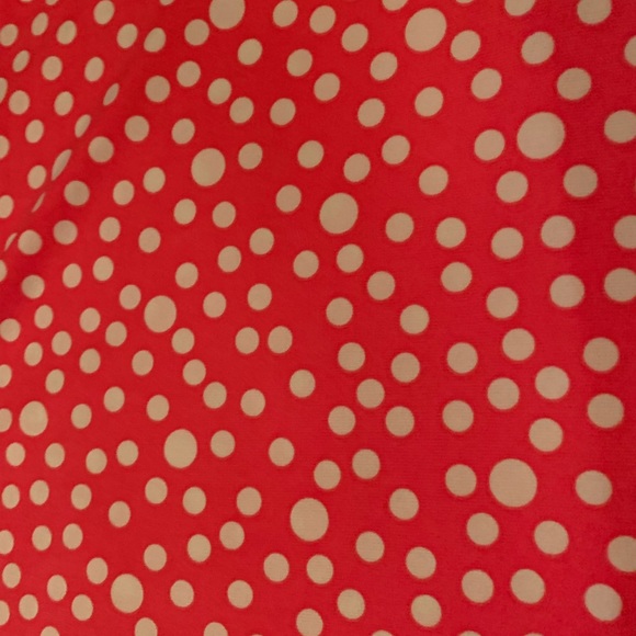 Jessica H sleeveless red/white polka dot dress - Picture 5 of 8